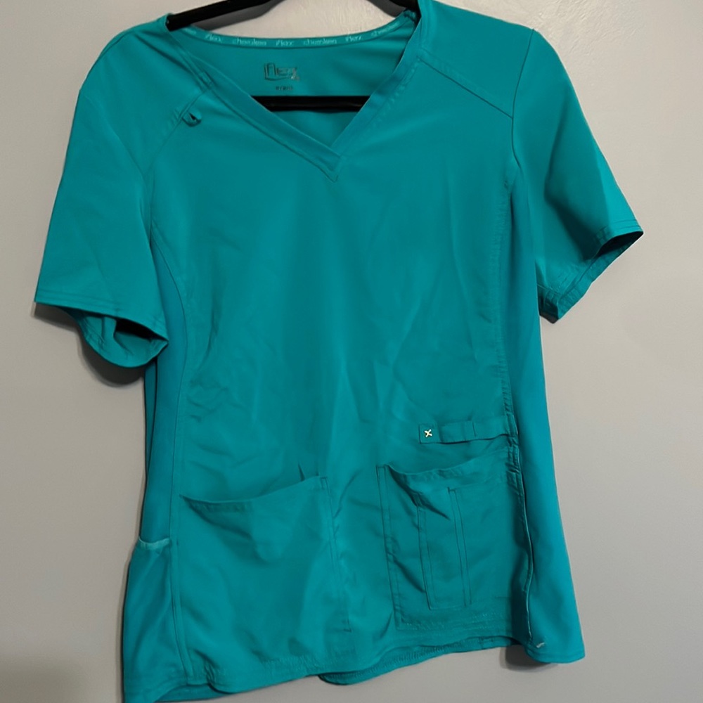 Teal Cherokee ifex scrub set